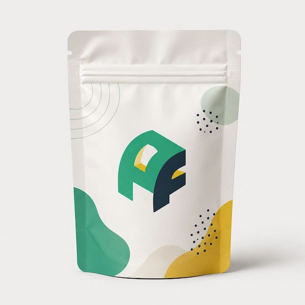 Custom Printed mylar bag 4.5x7x2.5Â inches